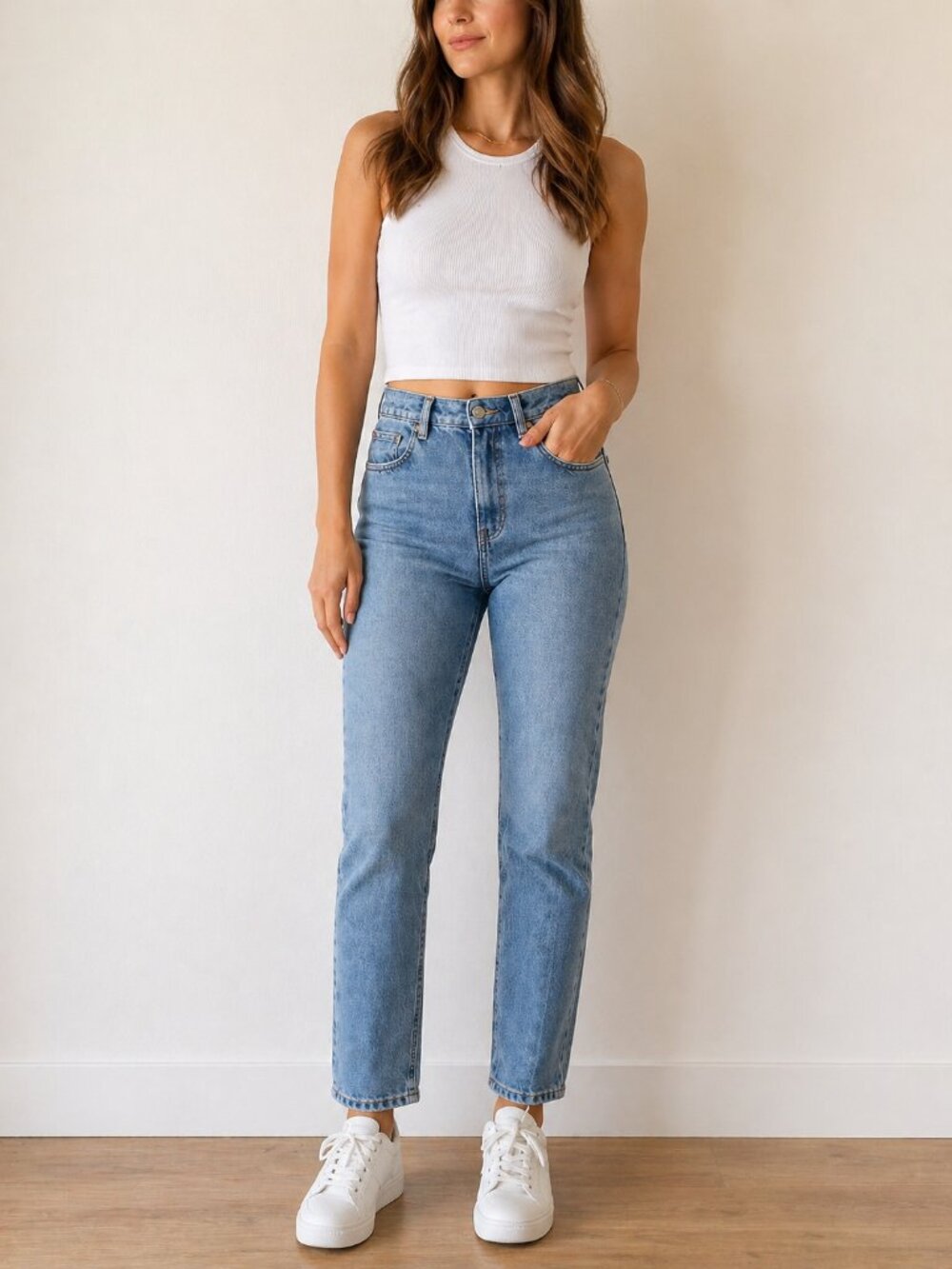 Rolla’s High Rise Straight Leg Jeans Size 28 Light Wash